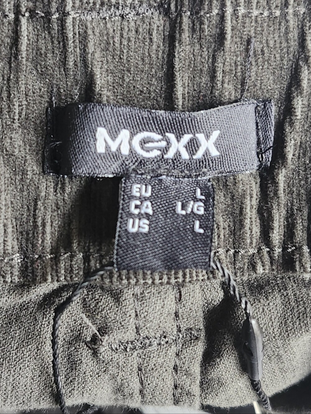 MEXX Straight Leg Olive Green Corduroy Feel Women's Pants. Size Large. NWT - Picture 12 of 15